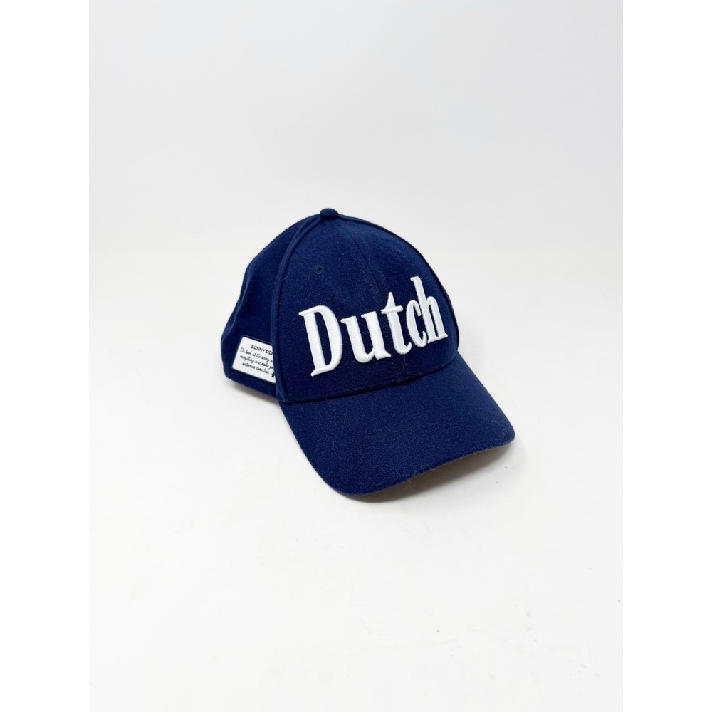 Dutch Bros Coffee Cap Wool Blend Embroidered Sunny Side Adjustable Strapback